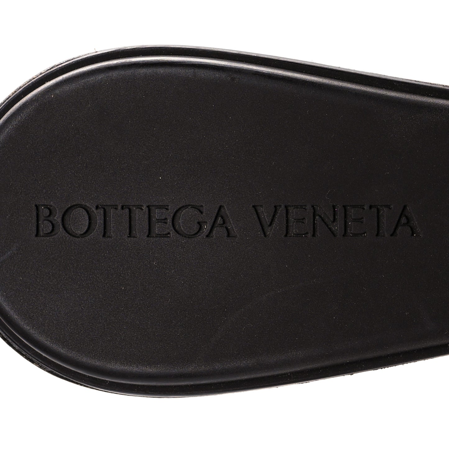 Lambskin Fabric Weave Intrecciato Dot Sandals 36.5 Black White