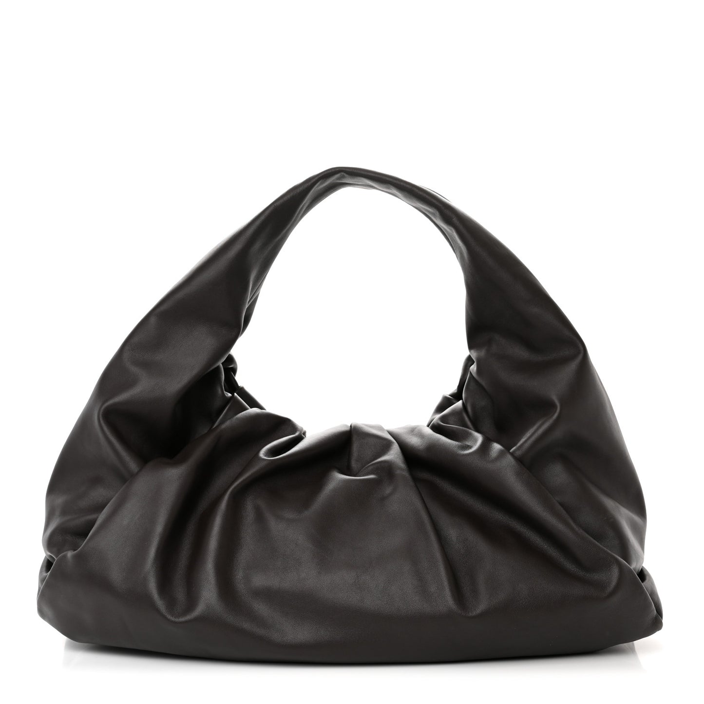 Smooth Butter Calfskin Large The Shoulder Pouch Brownie