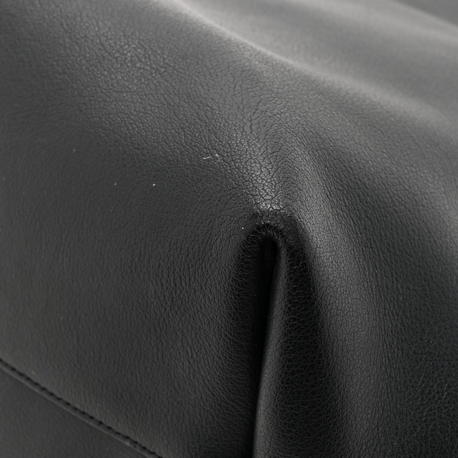 Saint Laurent Calfskin Large Shopping Tote Black 14 of 17