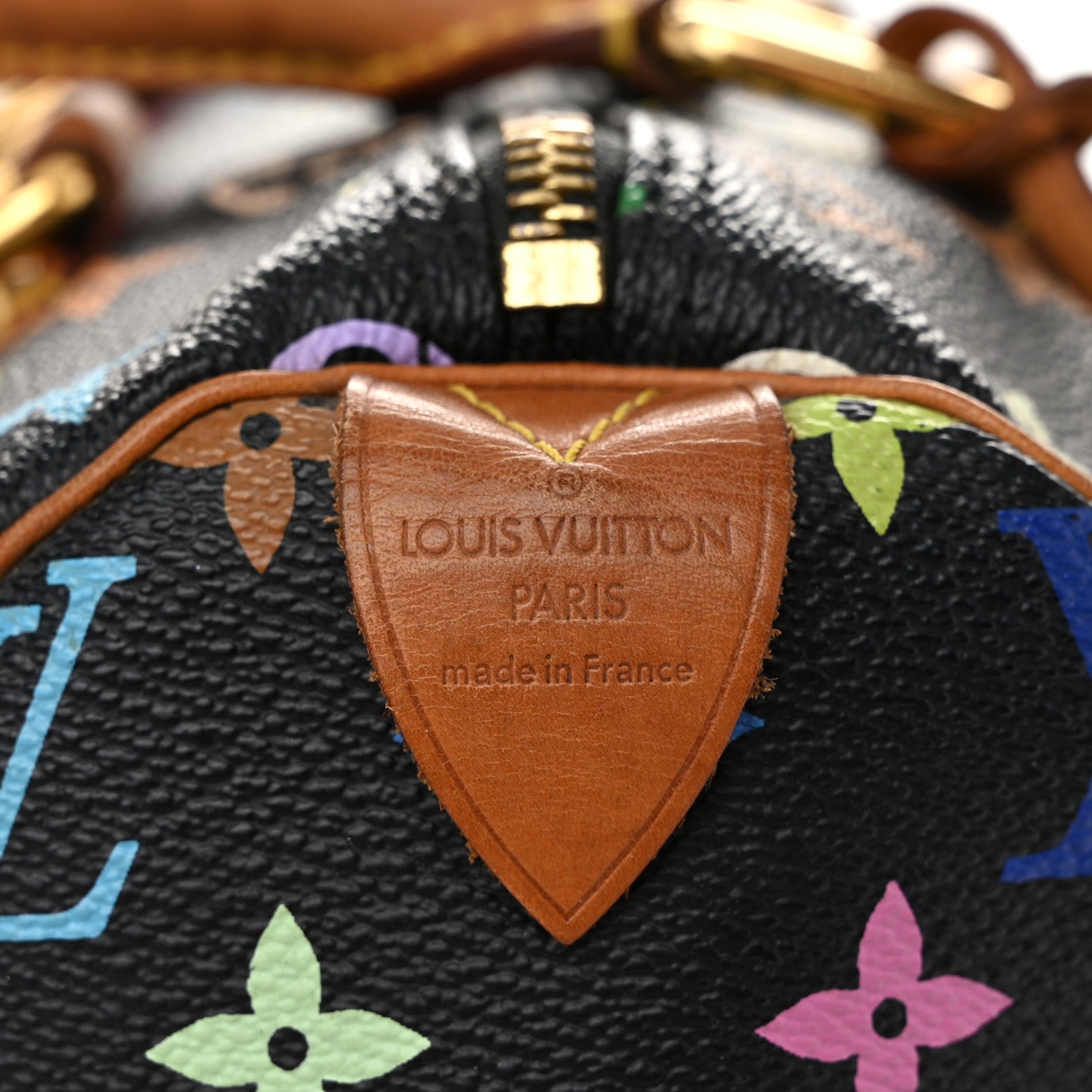 Louis Vuitton Monogram Multicolor Speedy 30 Black 6 of 10