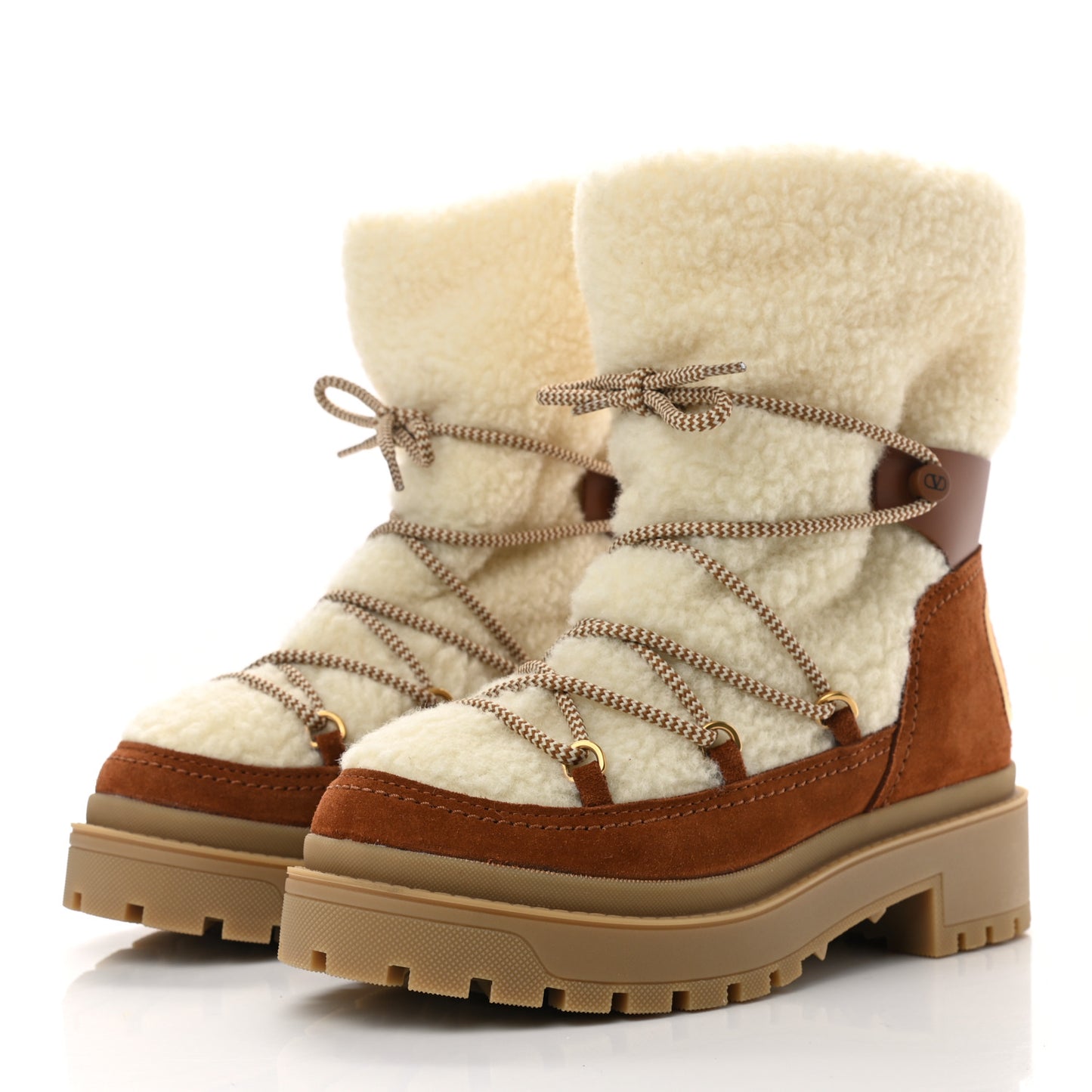 Suede Shearling Vlogo Trekkgirl 25/40mm Boots 38.5 Selleria