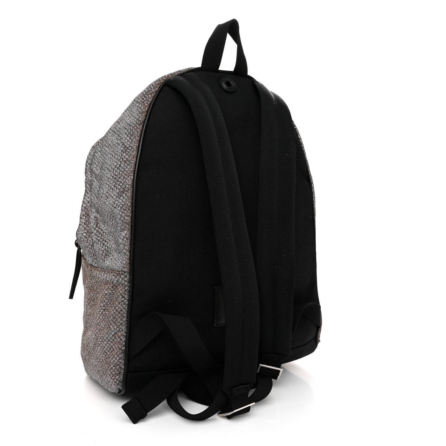 Glitter Canvas City Backpack Bronze
