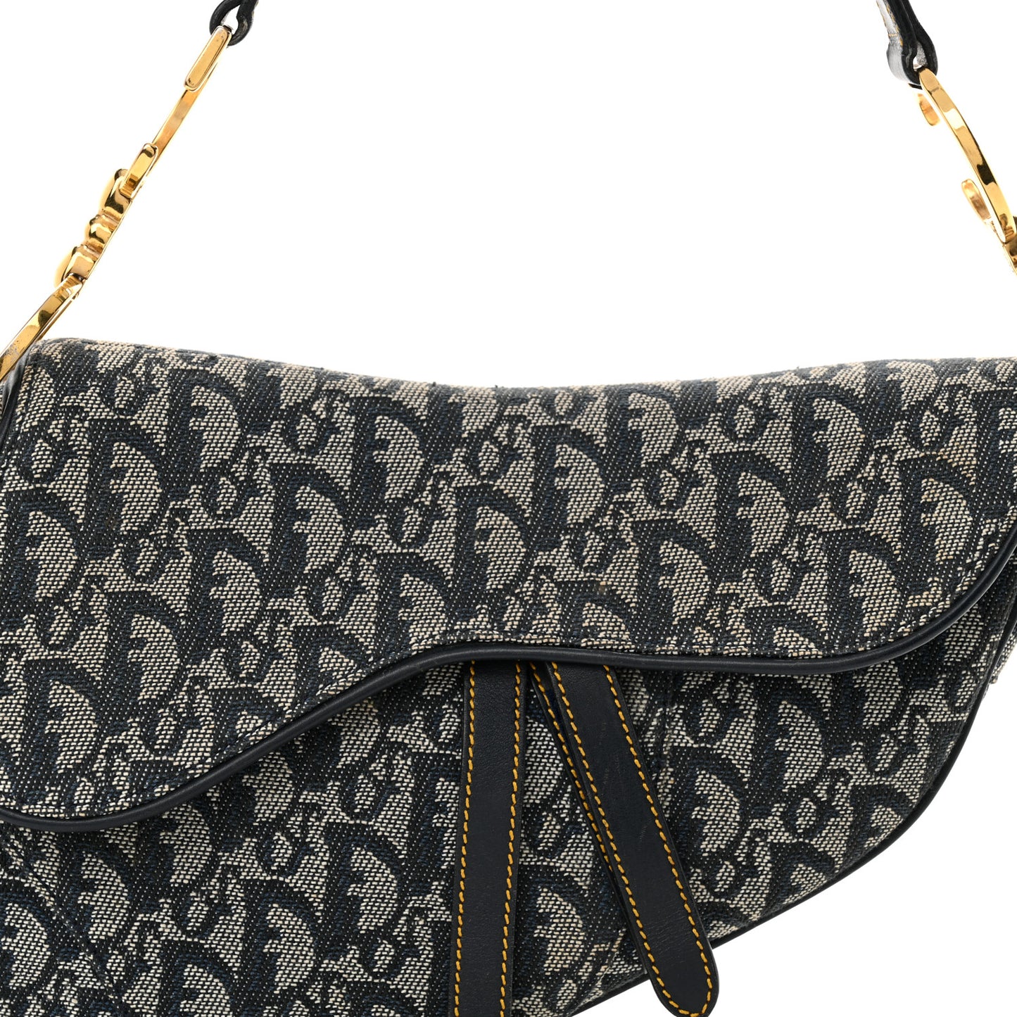Monogram Saddle Bag Blue