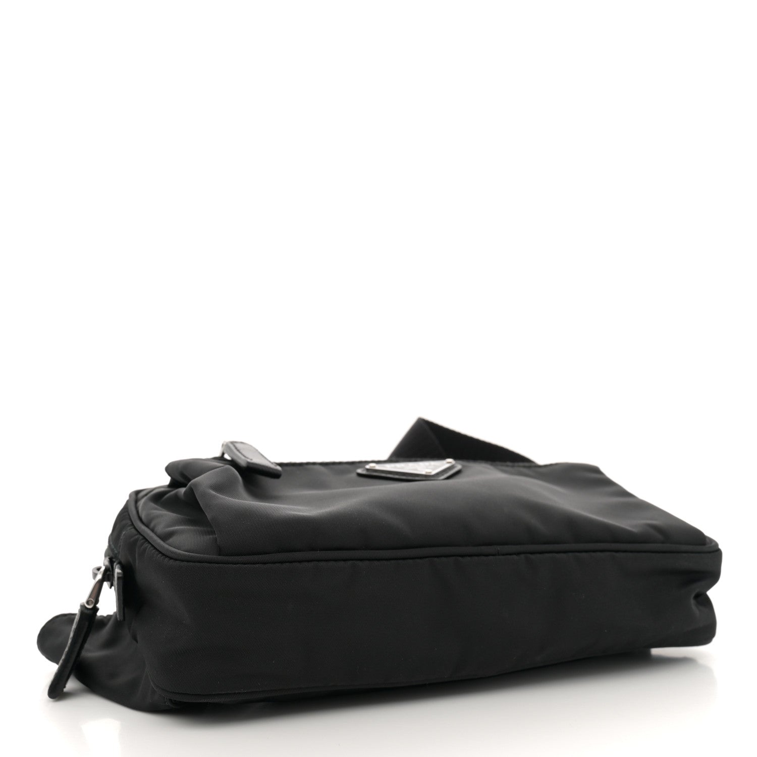 Prada Re-Nylon Saffiano Belt Bag L Black 4 of 12