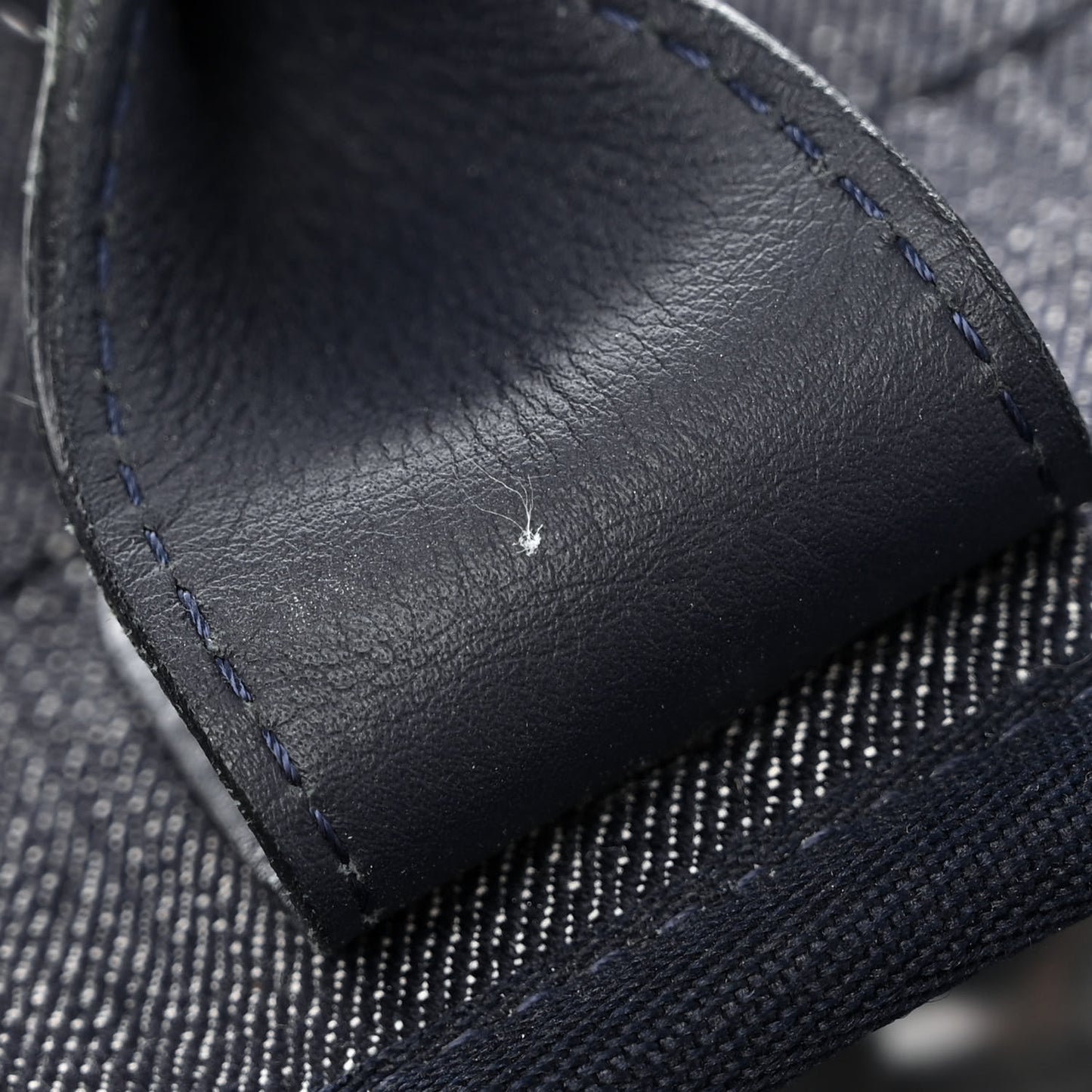 Denim Medium Deauville Tote Dark Blue