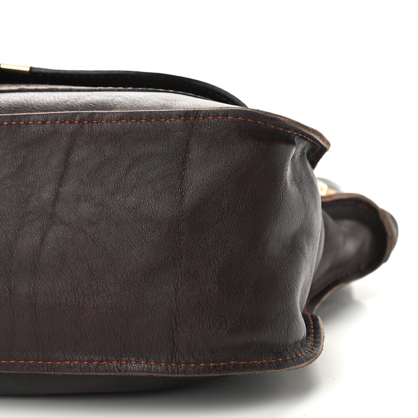 Calfskin Medium Marcie Satchel Truffle
