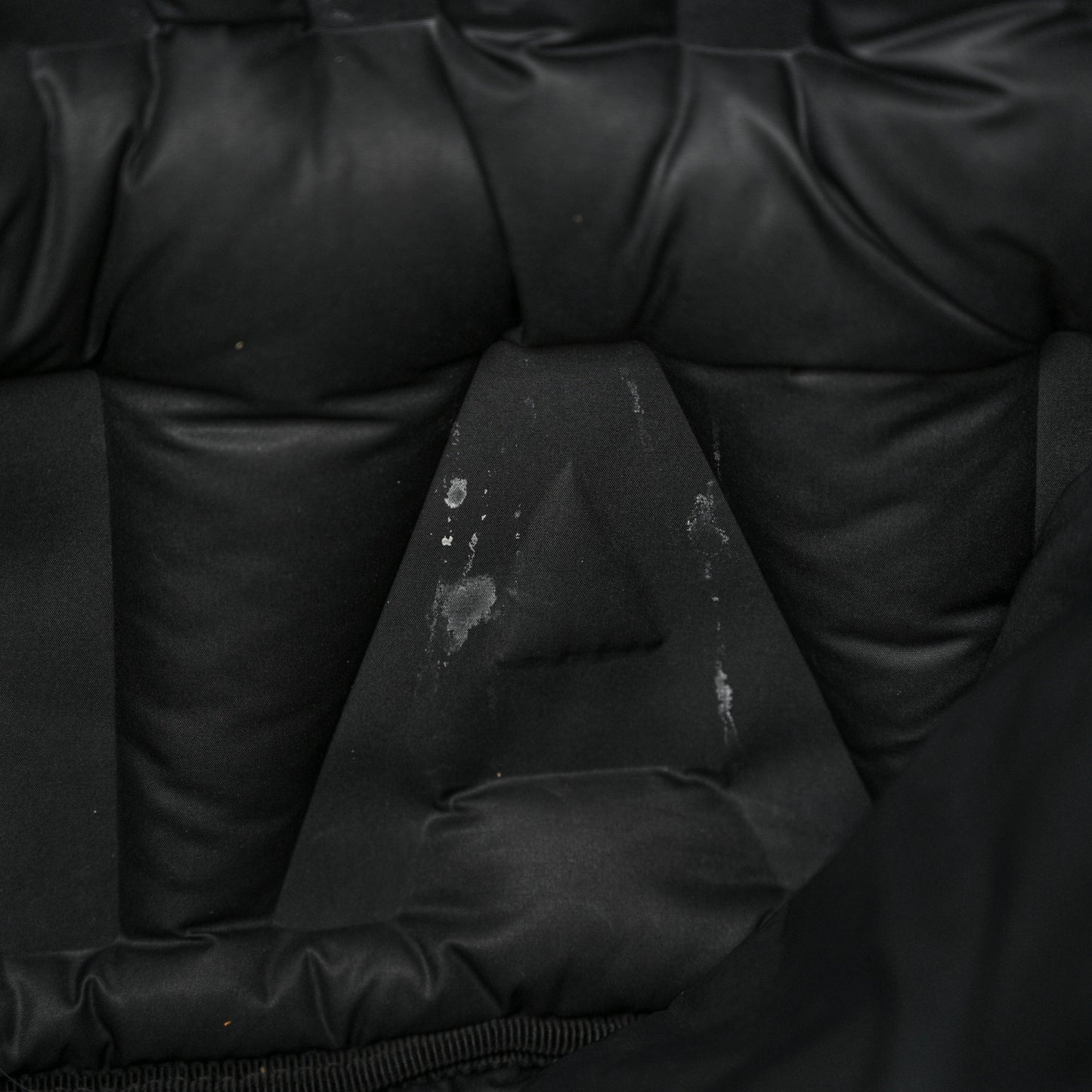 Nylon Embossed Doudoune Backpack Grey
