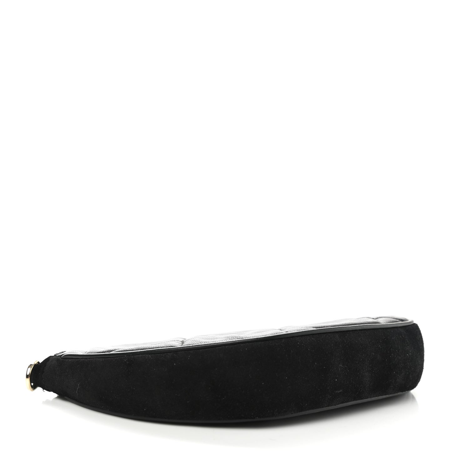 Lambskin Quilted Olympia Pouch Black
