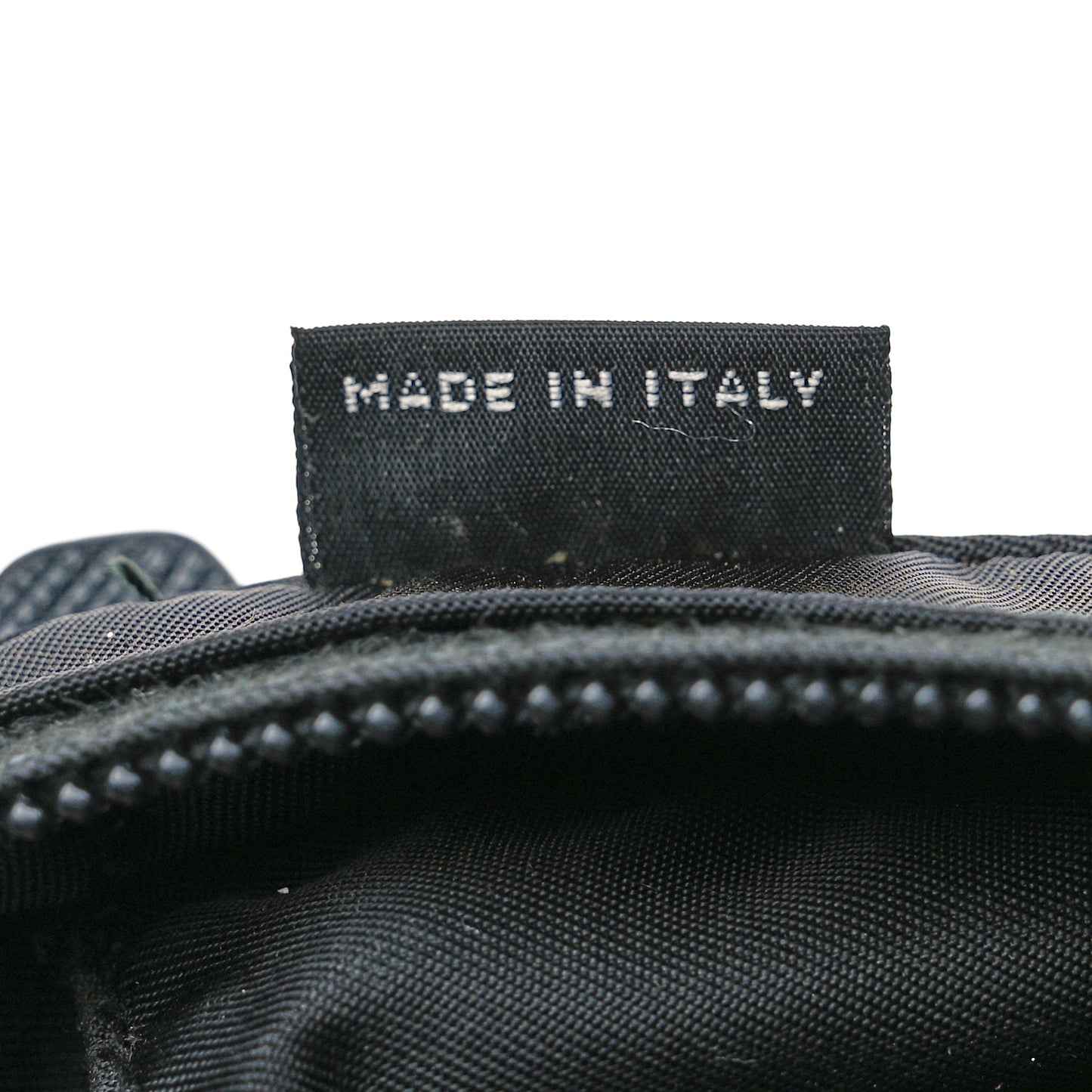 Tessuto Nylon Saffiano Belt Bag Black