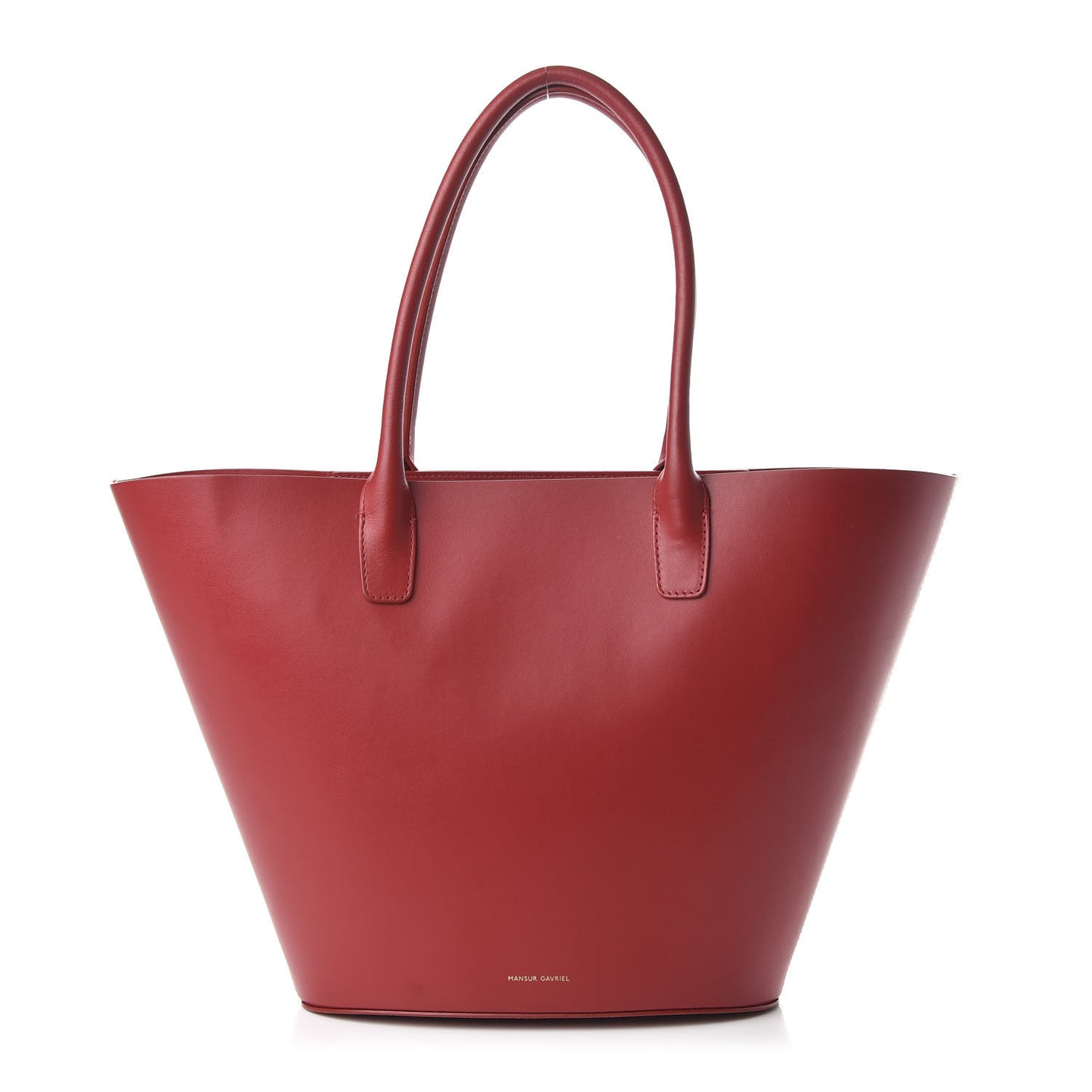 Calfskin Triangle Tote Flamma