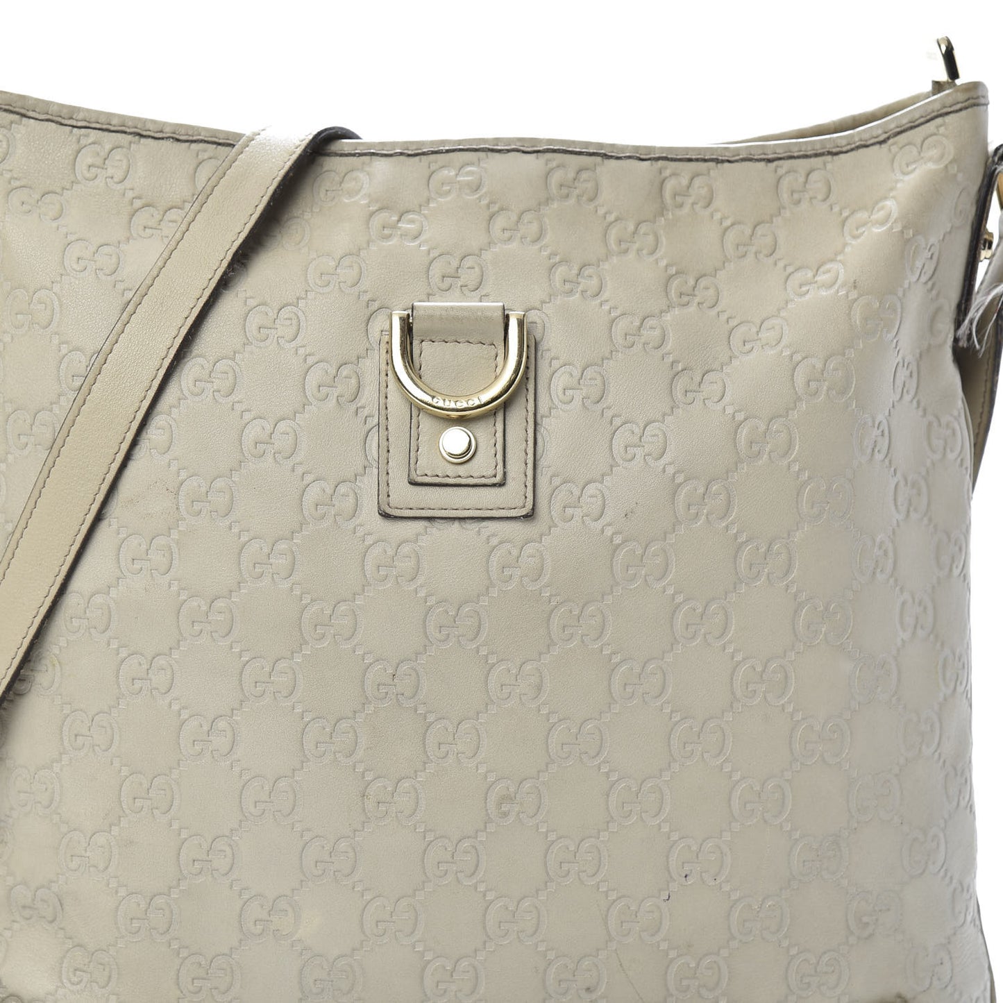 Guccissima Abbey Messenger Bag Off White