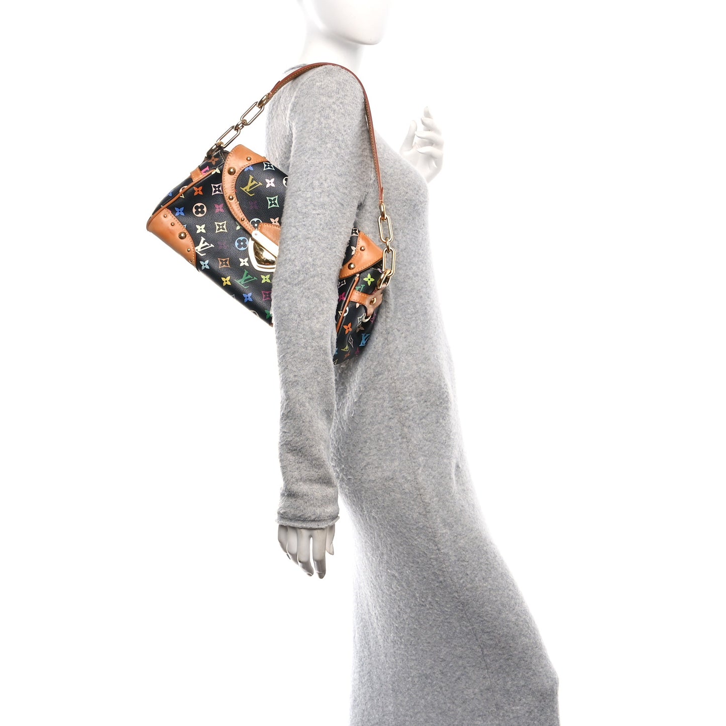Monogram Multicolor Beverly MM Black