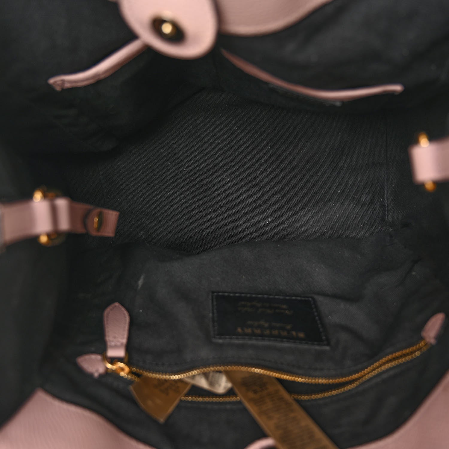 Burberry Grainy Calfskin House Check Small Canterbury Tote Pale Orchid 5 of 10