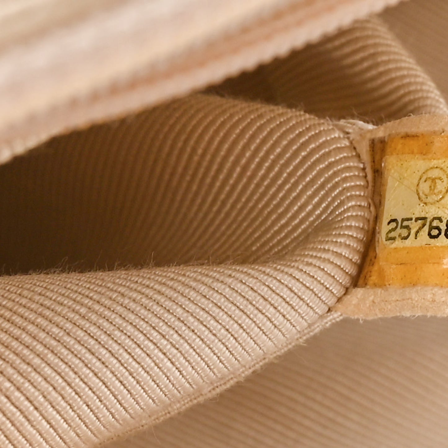 Tweed Patchwork Jumbo Single Flap White