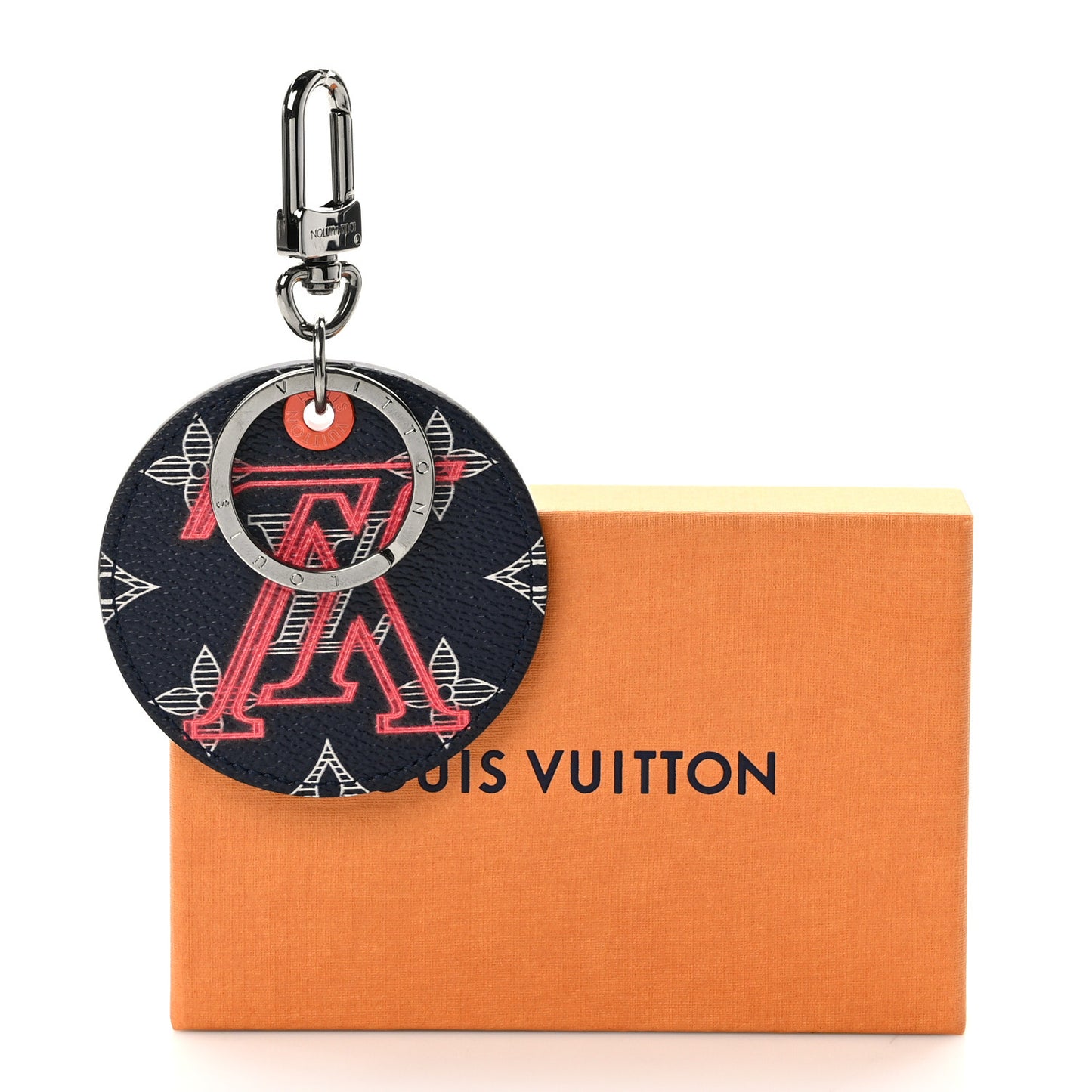 LOUIS VUITTON Monogram Upside Down Illustre Bag Charm Key Ring