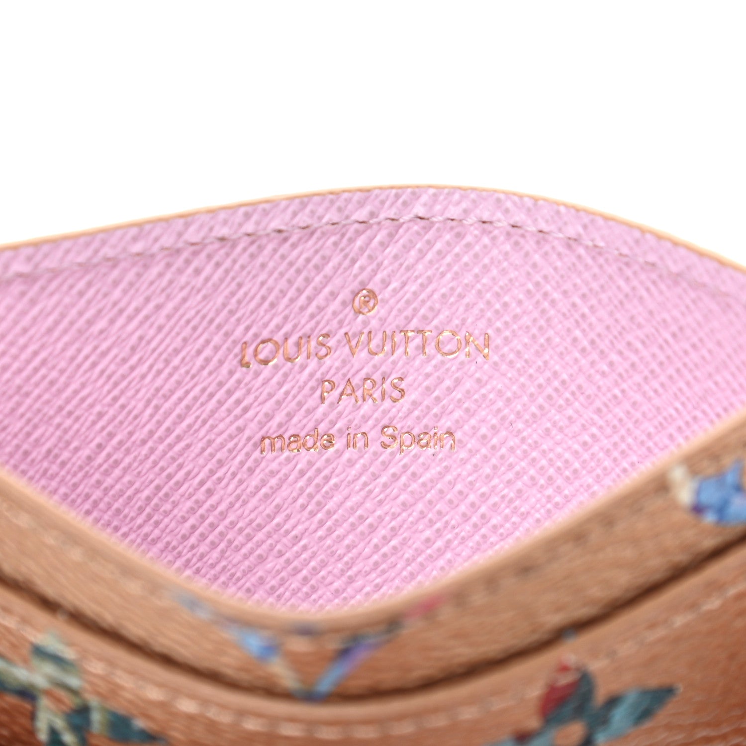 Louis Vuitton Metallic Monogram LV Garden Card Holder Gold 6 of 7