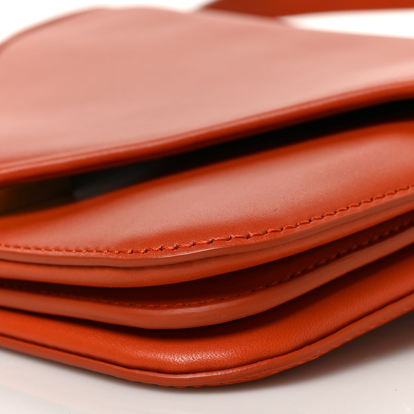 Calfskin Mount Envelope Bag Maple