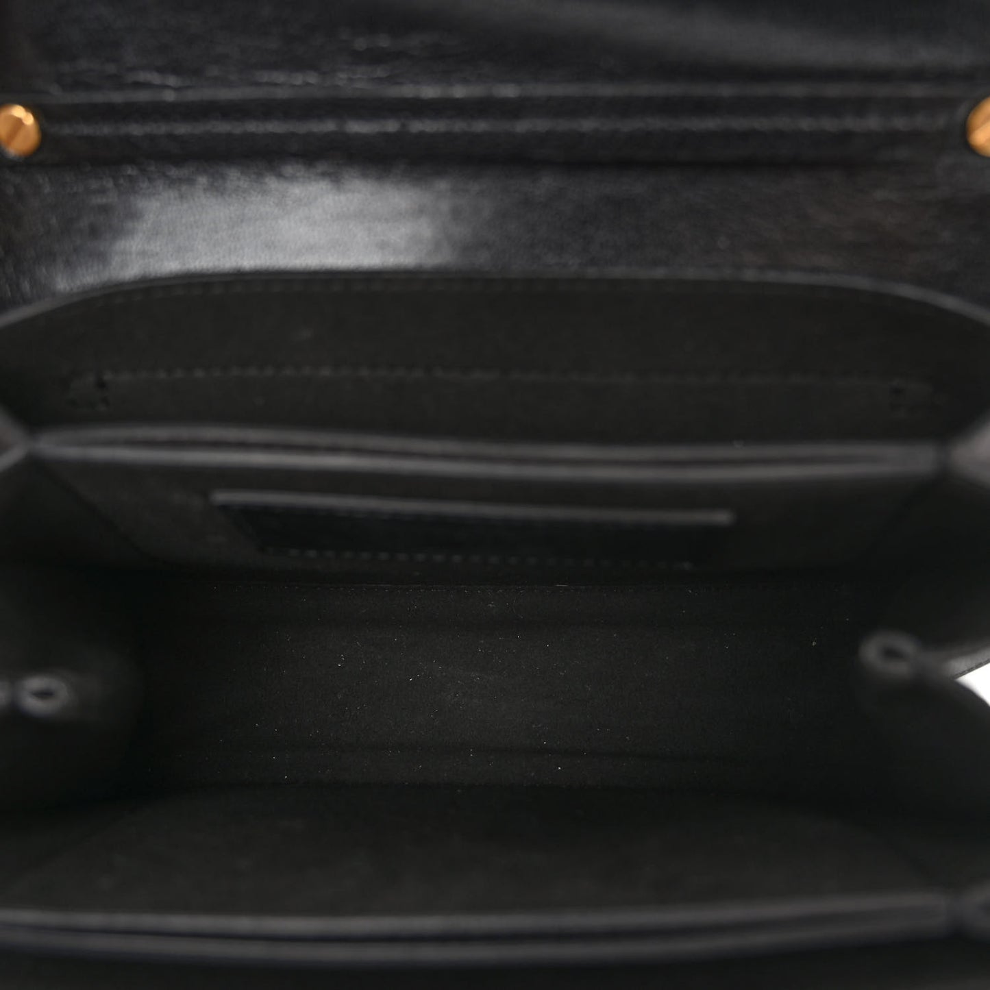 Goatskin Suede Mini GV3 Shoulder Bag Black