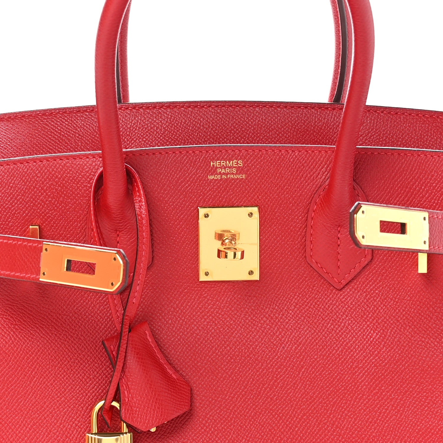 Hermes Epsom Birkin 30 Rouge Casaque 6 of 15
