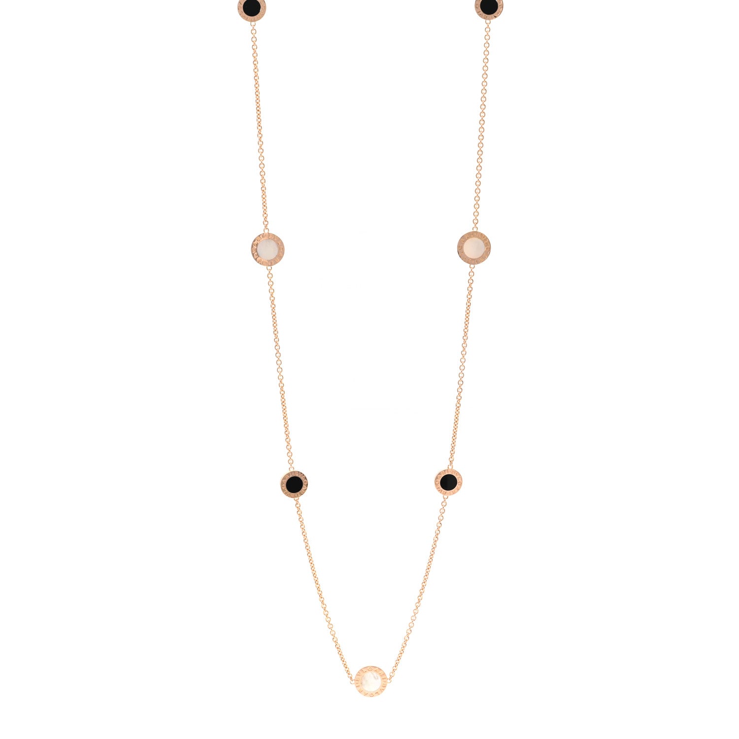 Bulgari 18K Rose Gold Black Onyx Mother of Pearl BVLGARI BVLGARI