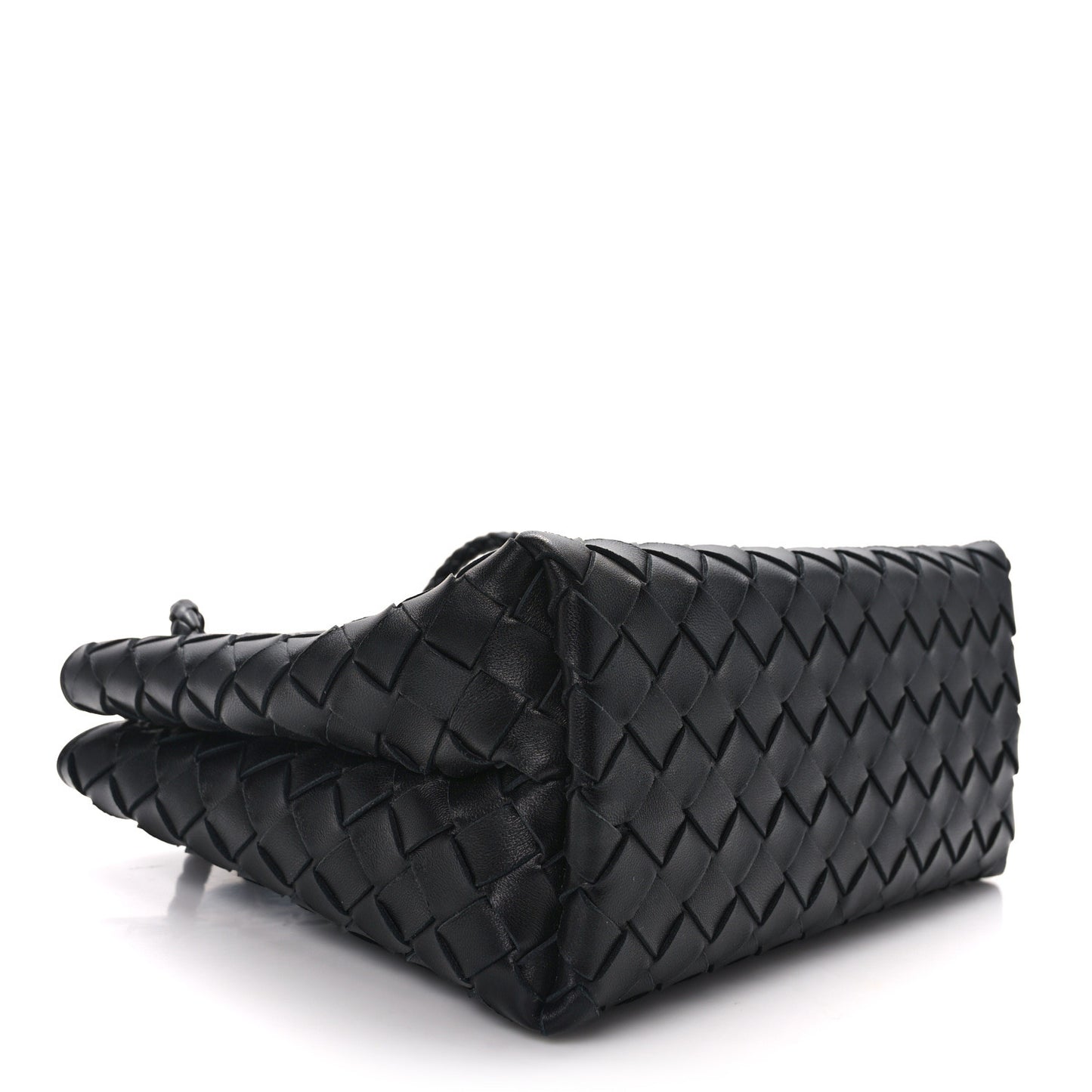 Nappa Intrecciato Small Andiamo Shoulder Bag Black