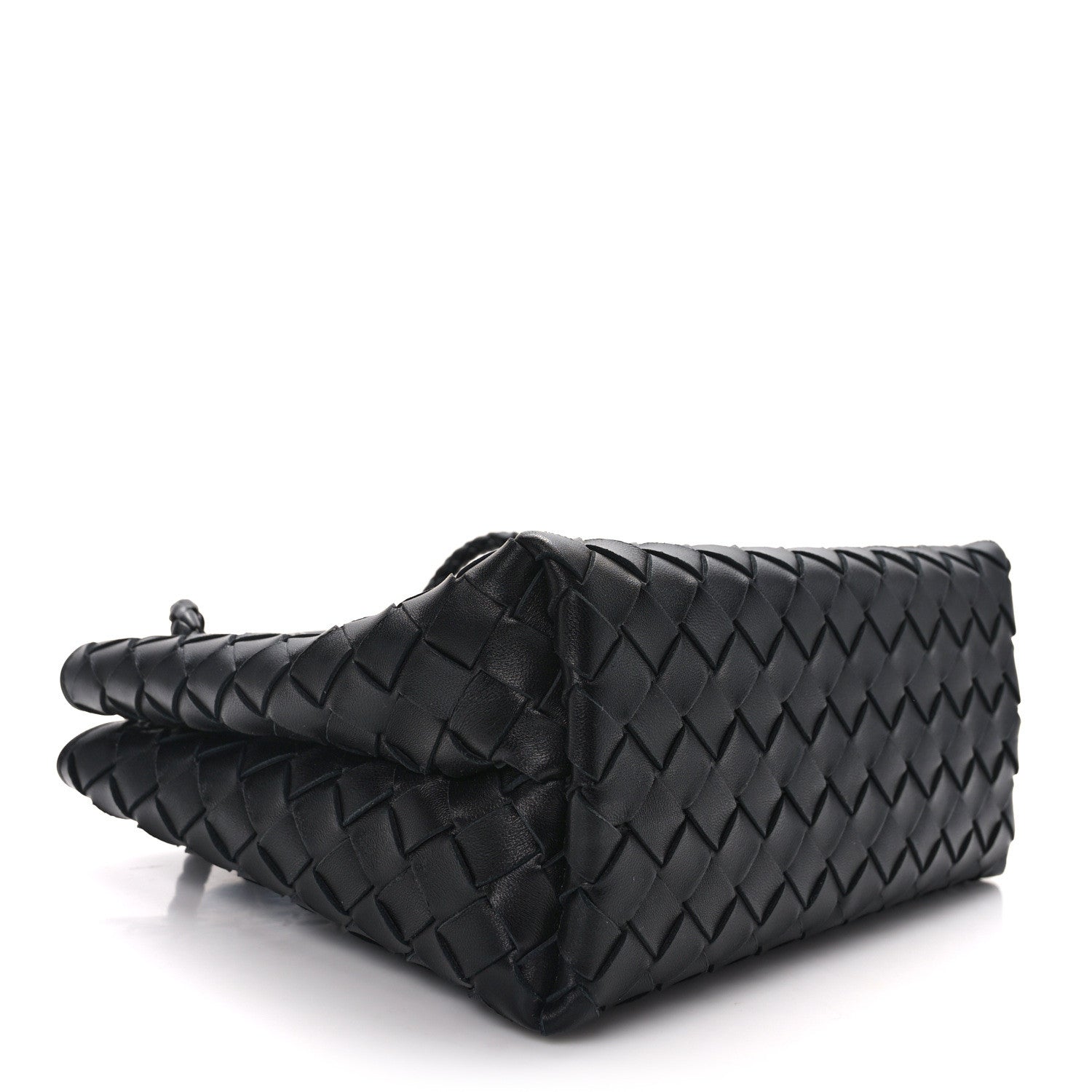 Bottega Veneta Nappa Intrecciato Small Andiamo Shoulder Bag Black 4 of 12