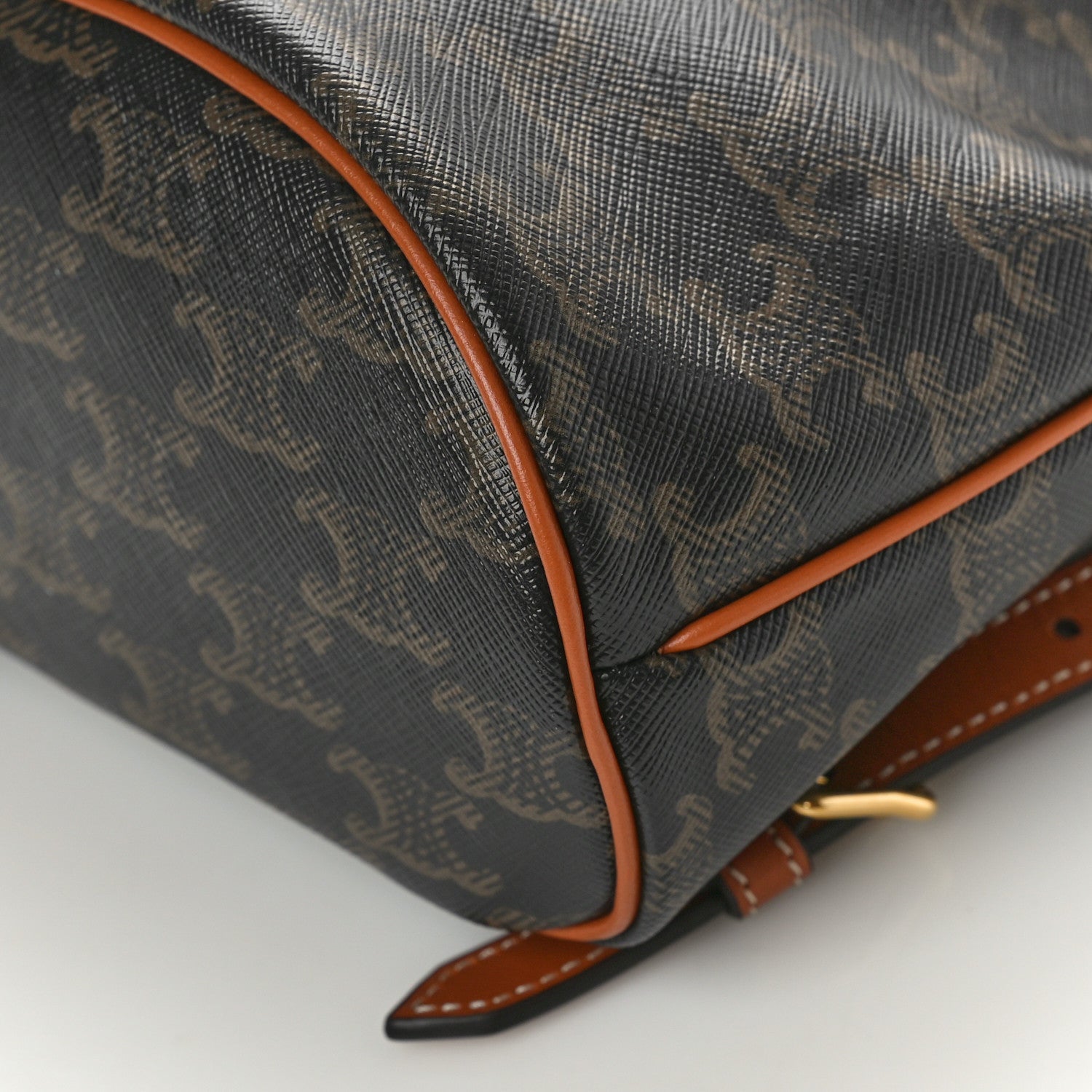 Celine Triomphe Canvas Calfskin Mini Folco Backpack Tan 8 of 8