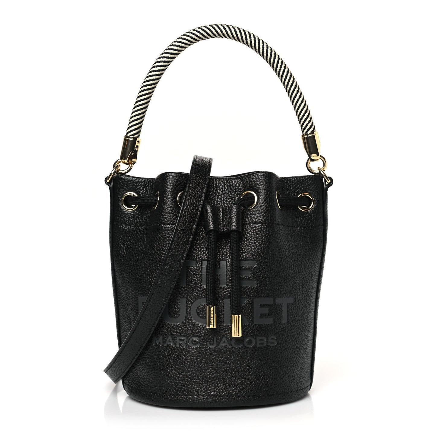 Grained Calfskin The Bucket Bag Black