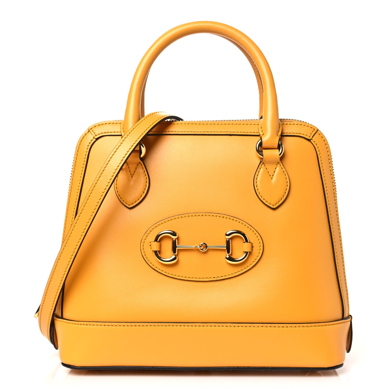 Gucci Boarded Plutone Calfskin Small Horsebit 1955 Top Handle Bag Crop 1 of 10