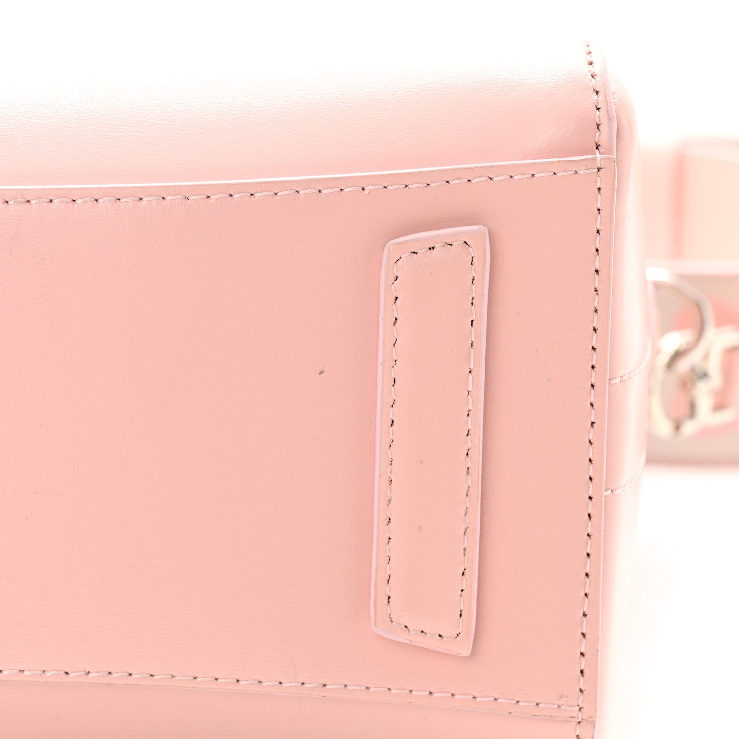 Box Calfskin Mini Heart Antigona Top Handle Bag Blush Pink