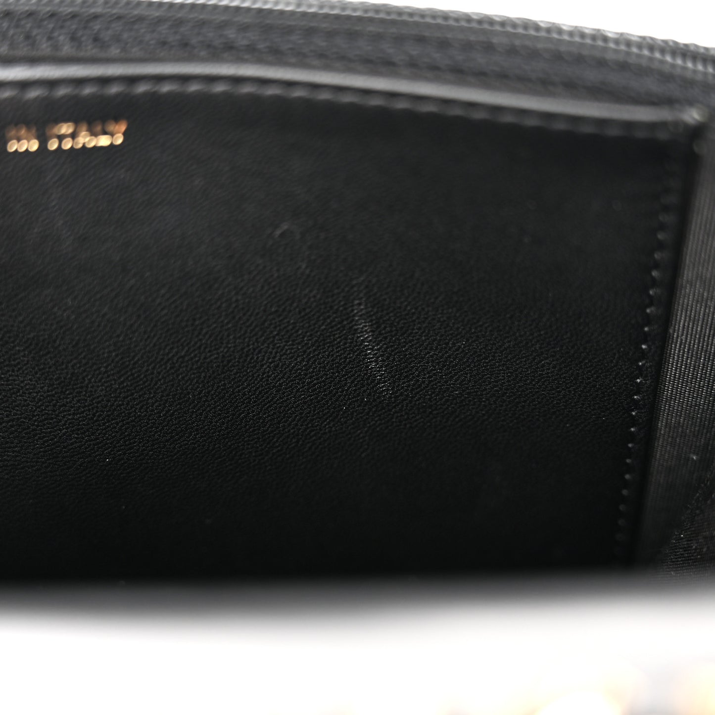 Lambskin Quilted Trendy CC Wallet On Chain WOC Black