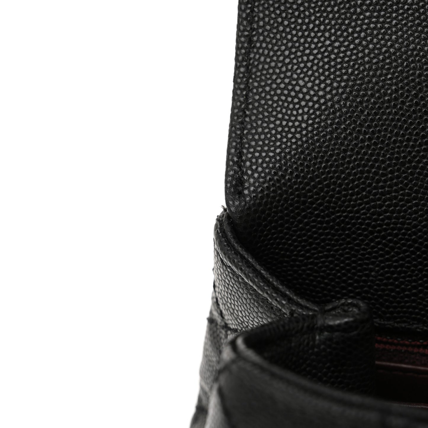 Caviar Quilted Mini Coco Handle Flap Black