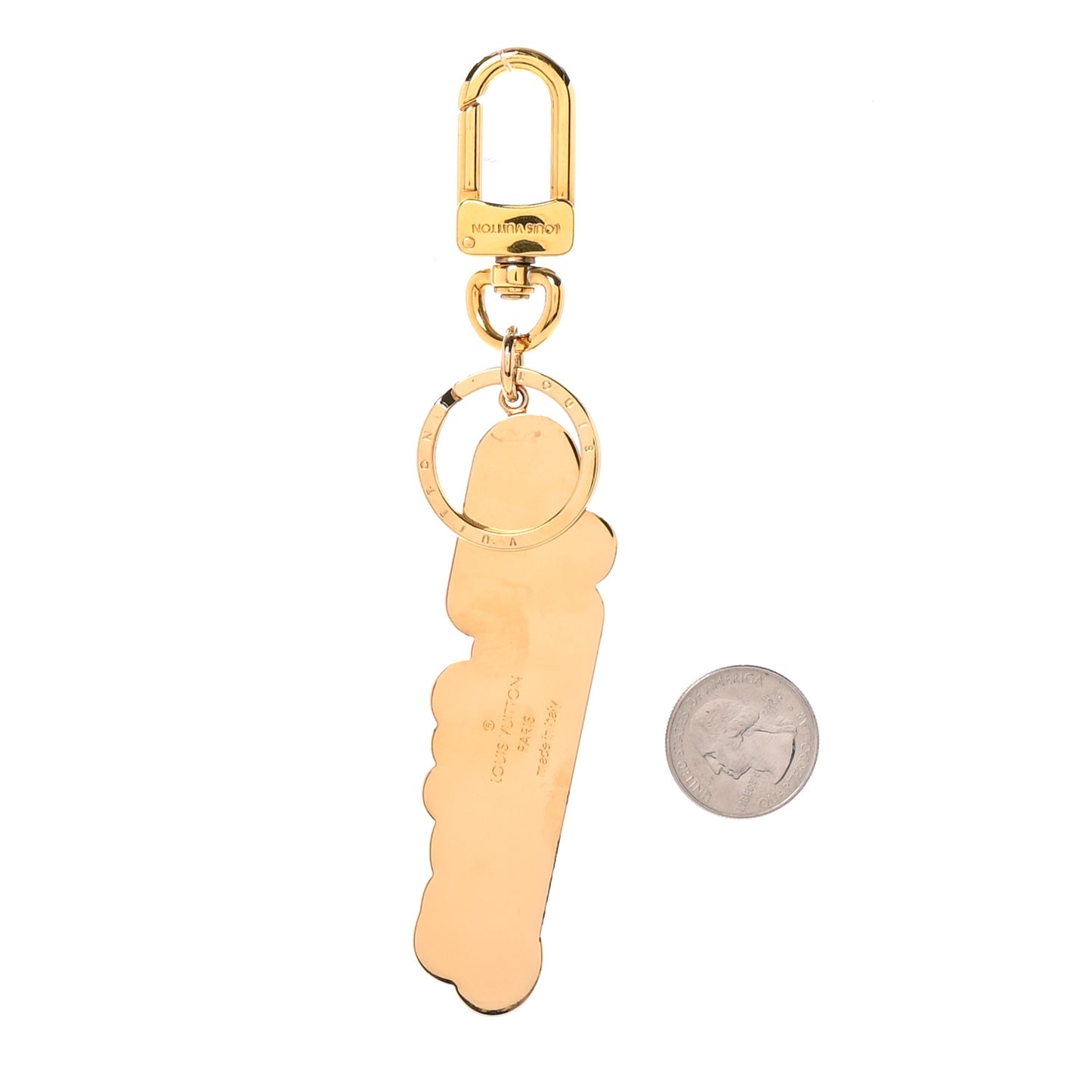 New Wave Bag Charm Key Holder Multicolor
