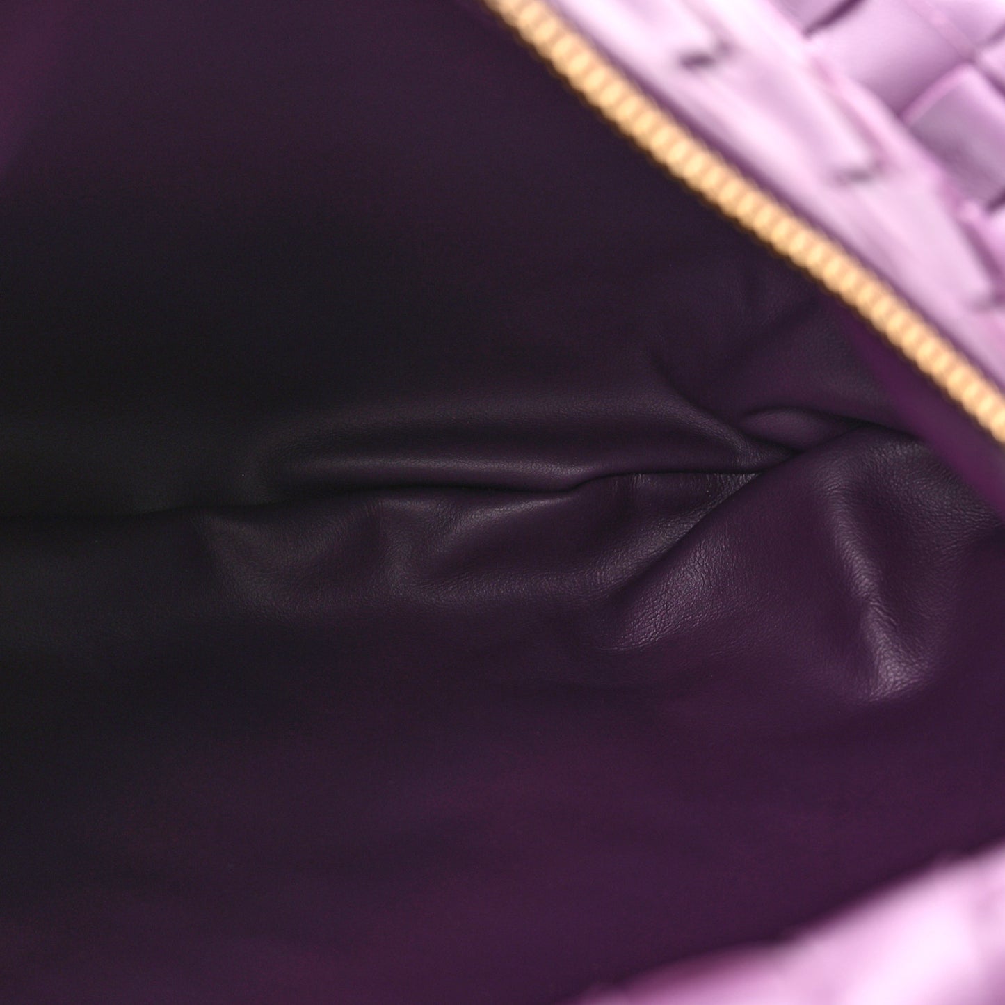 Nappa Intrecciato Teen Jodie Hobo Eggplant