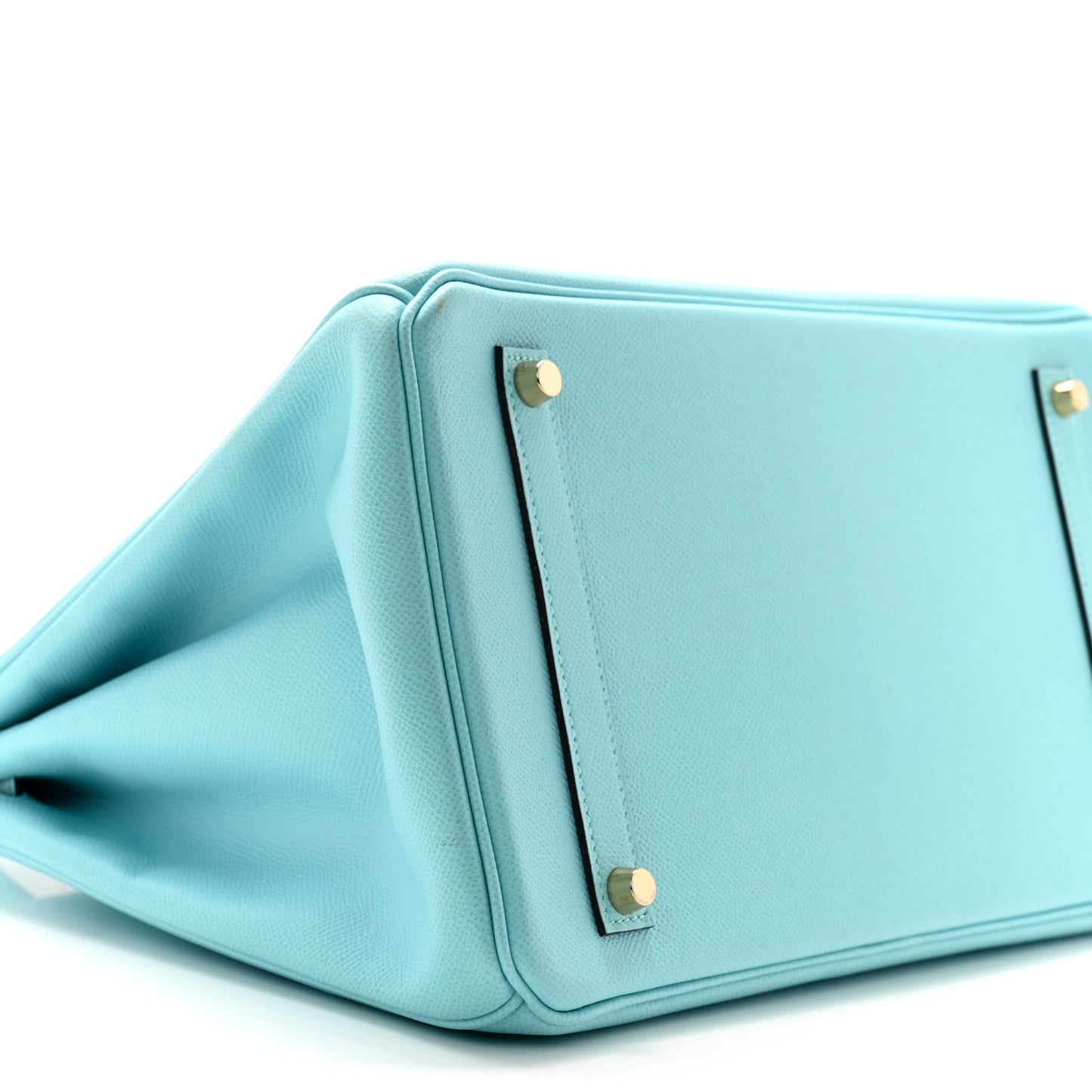Epsom Birkin 35 Bleu Atoll