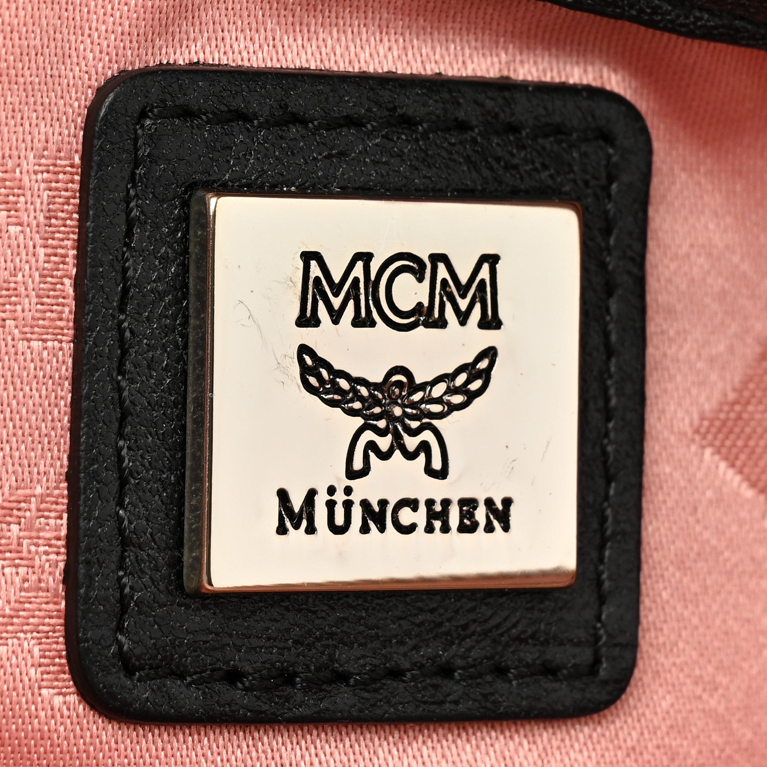 MCM Visetos Mini Camera Crossbody Bag Light Pink 8 of 12