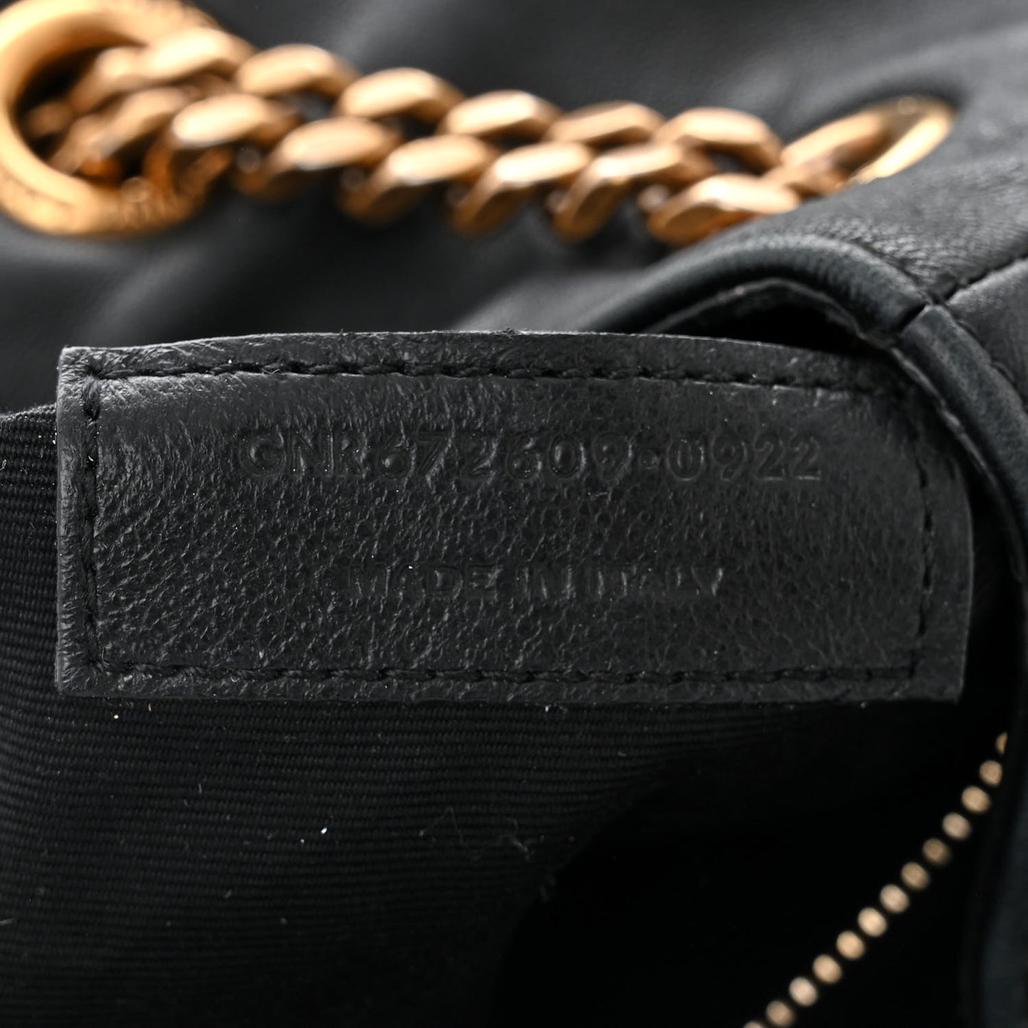 Lambskin Matelasse Monogram Joe Backpack Black