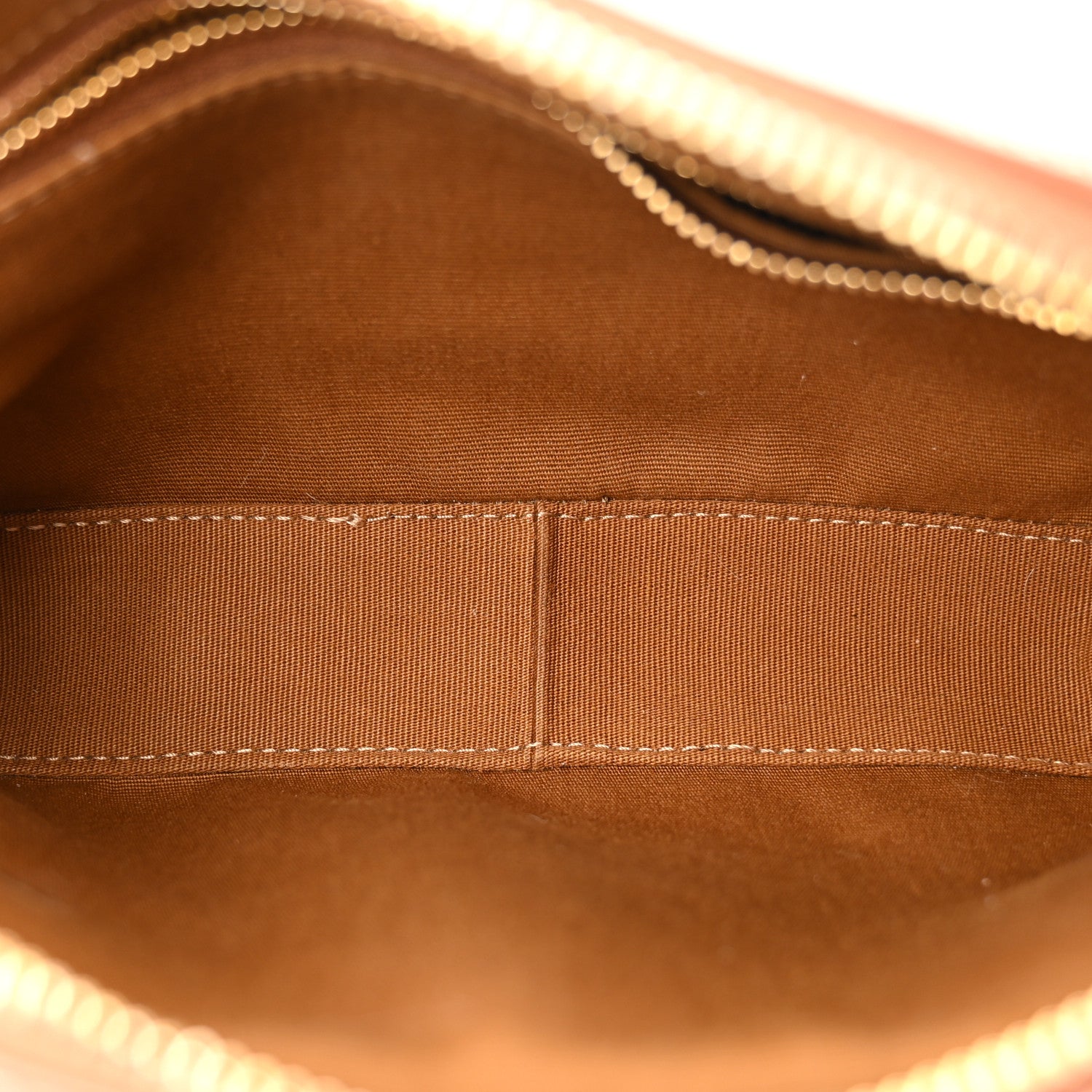 Celine Triomphe Canvas Calfskin Medium Patapans Tan 5 of 11