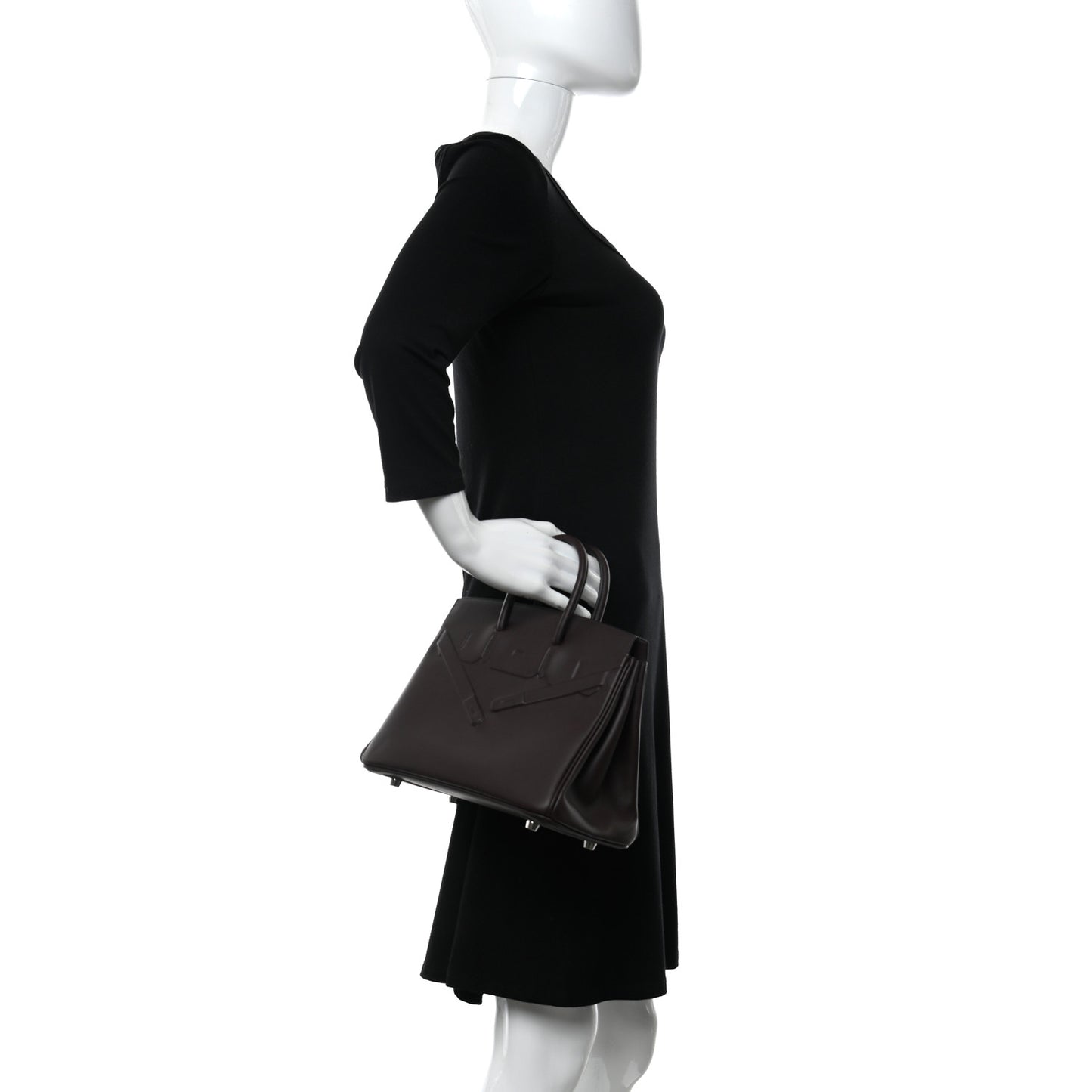 Swift Birkin Shadow 25 Rouge Sellier