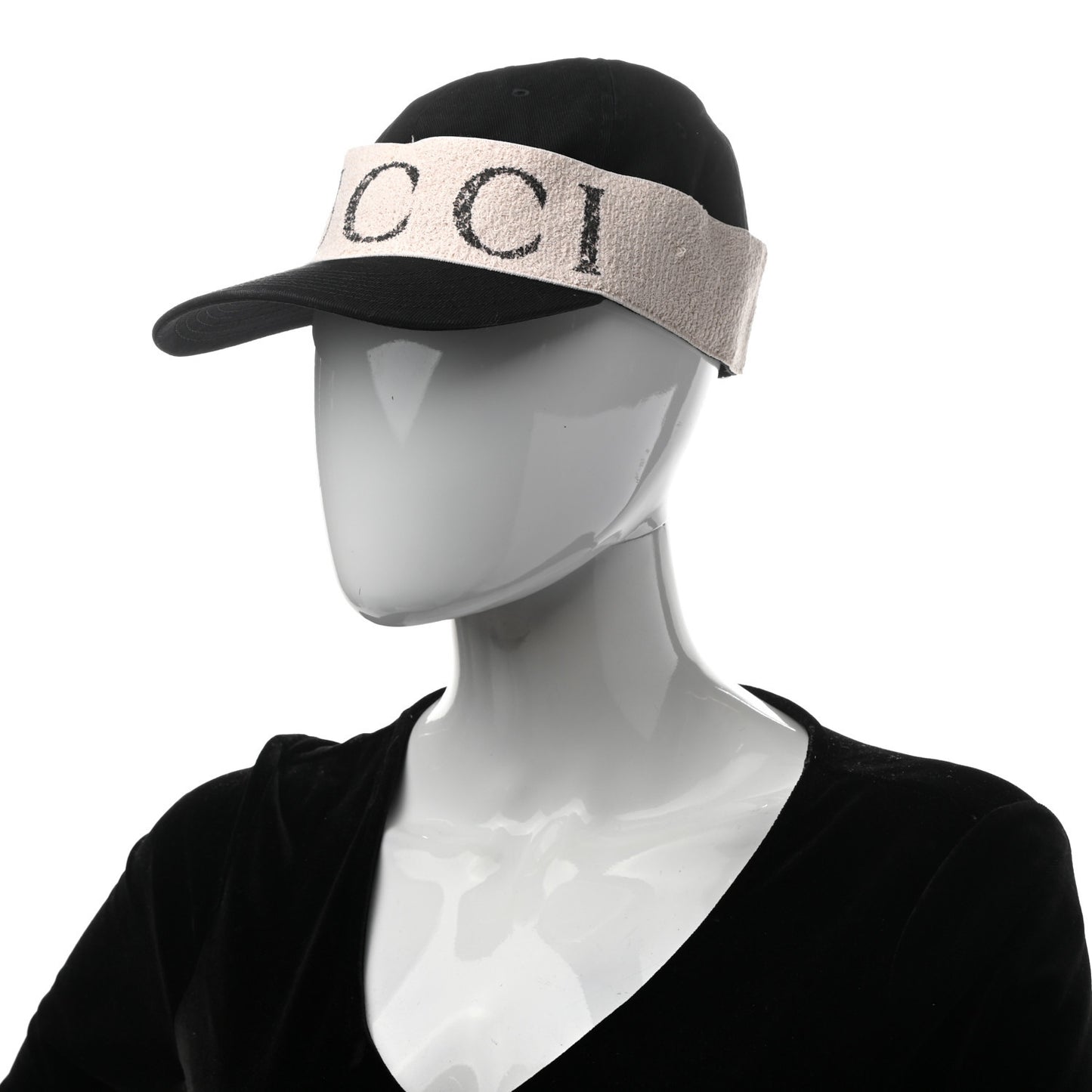 Gabardine Gucci Headband Baseball Hat M Black