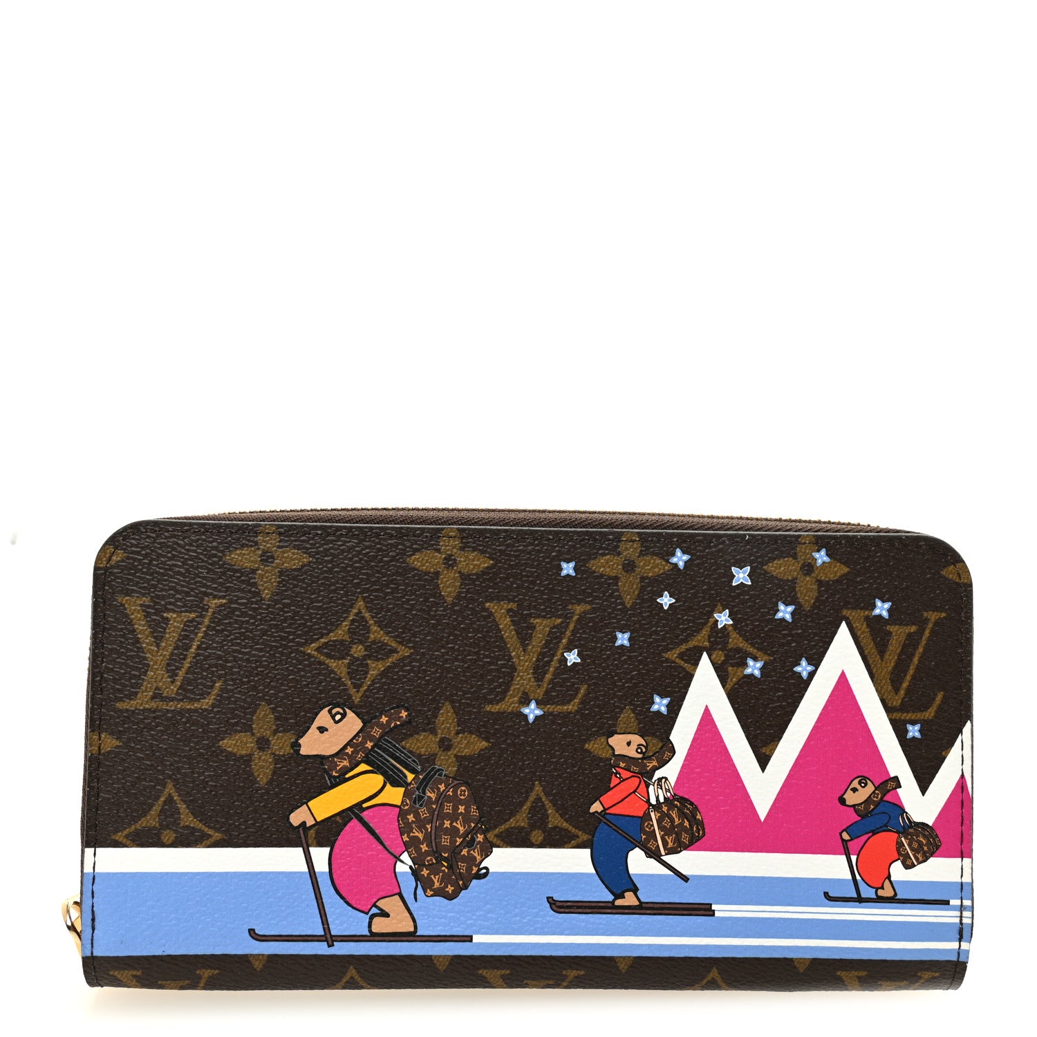 Louis Vuitton Monogram 2018 Christmas Animation Zippy Wallet