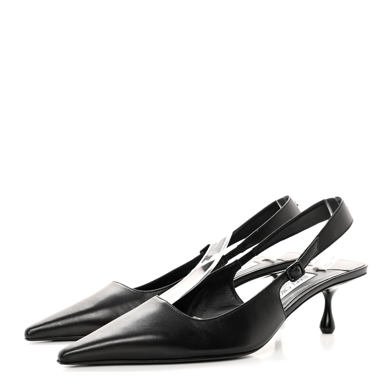 Jimmy Choo Nappa Amel 50 Slingback Pumps 41.5 Black 3 of 12