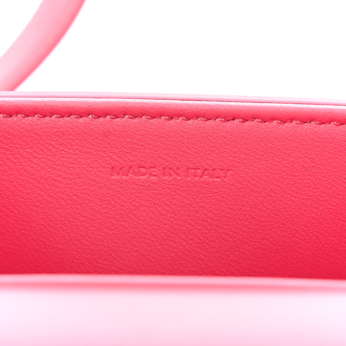 Shiny Calfskin Triomphe Flamingo