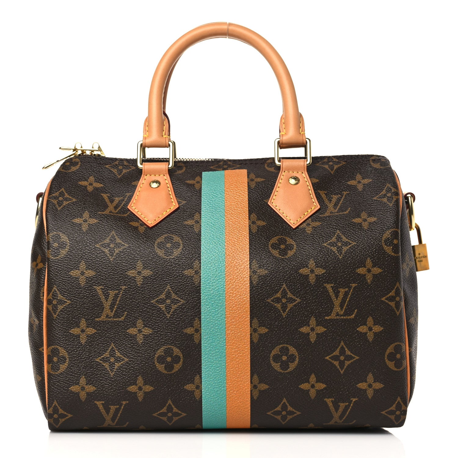 【川越】LOUIS VUITTON Louis Vuitton Monogram My LV Heritage Speedy Bandouliere 25 Orange