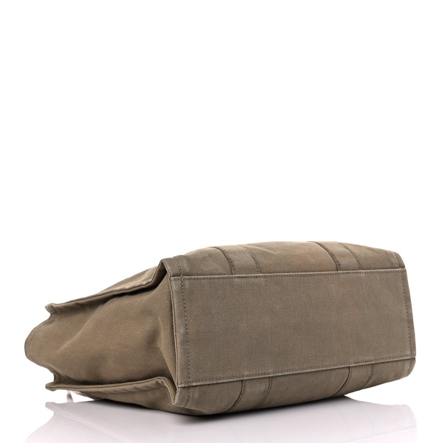 Canvas Large Summer Tote Bag Slate Green