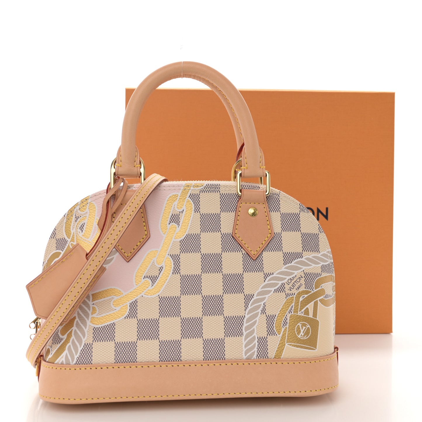 Damier Azur Nautical Alma BB