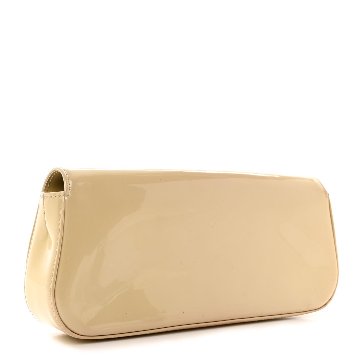 Patent Sobe Clutch Blanc Corail