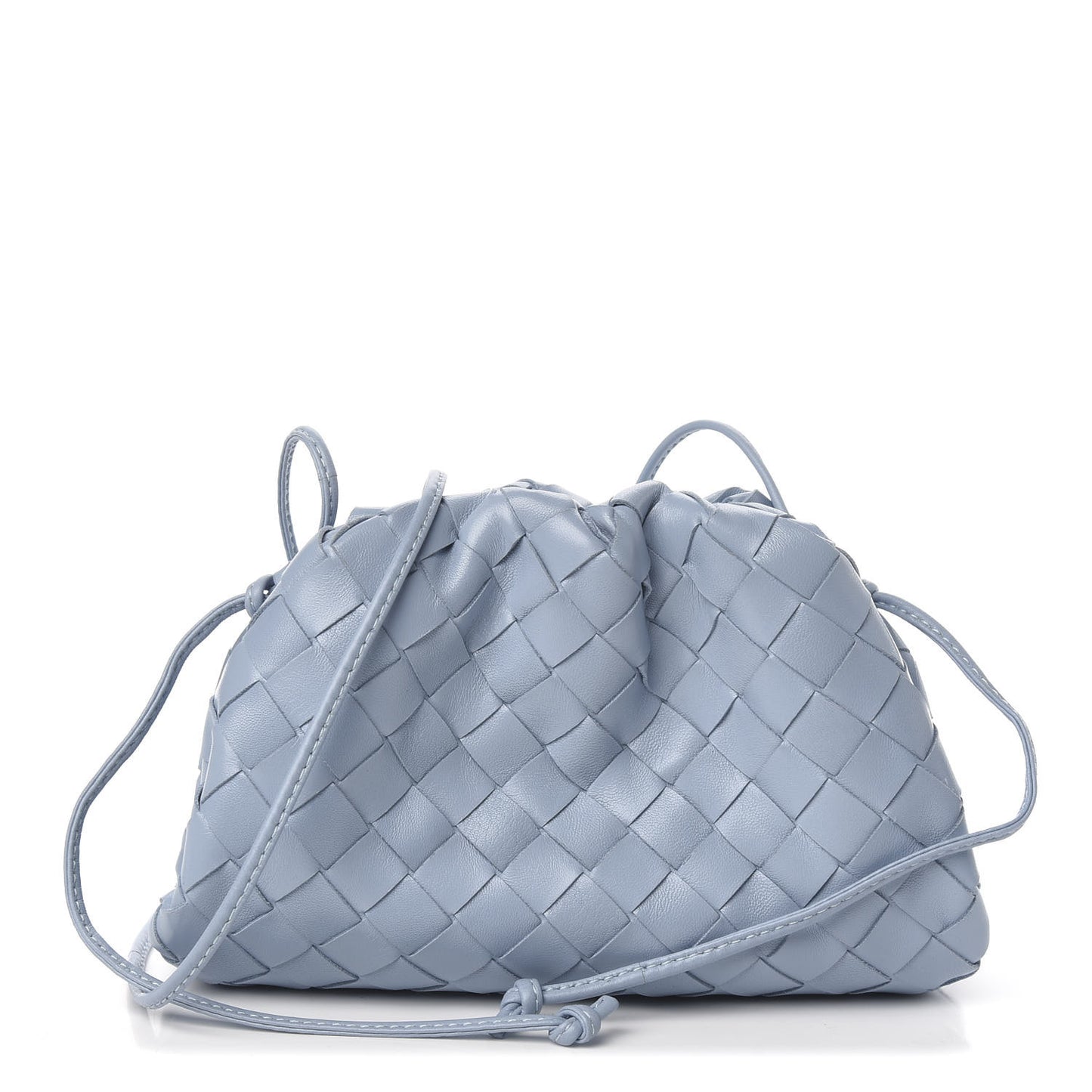Nappa Intrecciato The Mini Pouch Ice