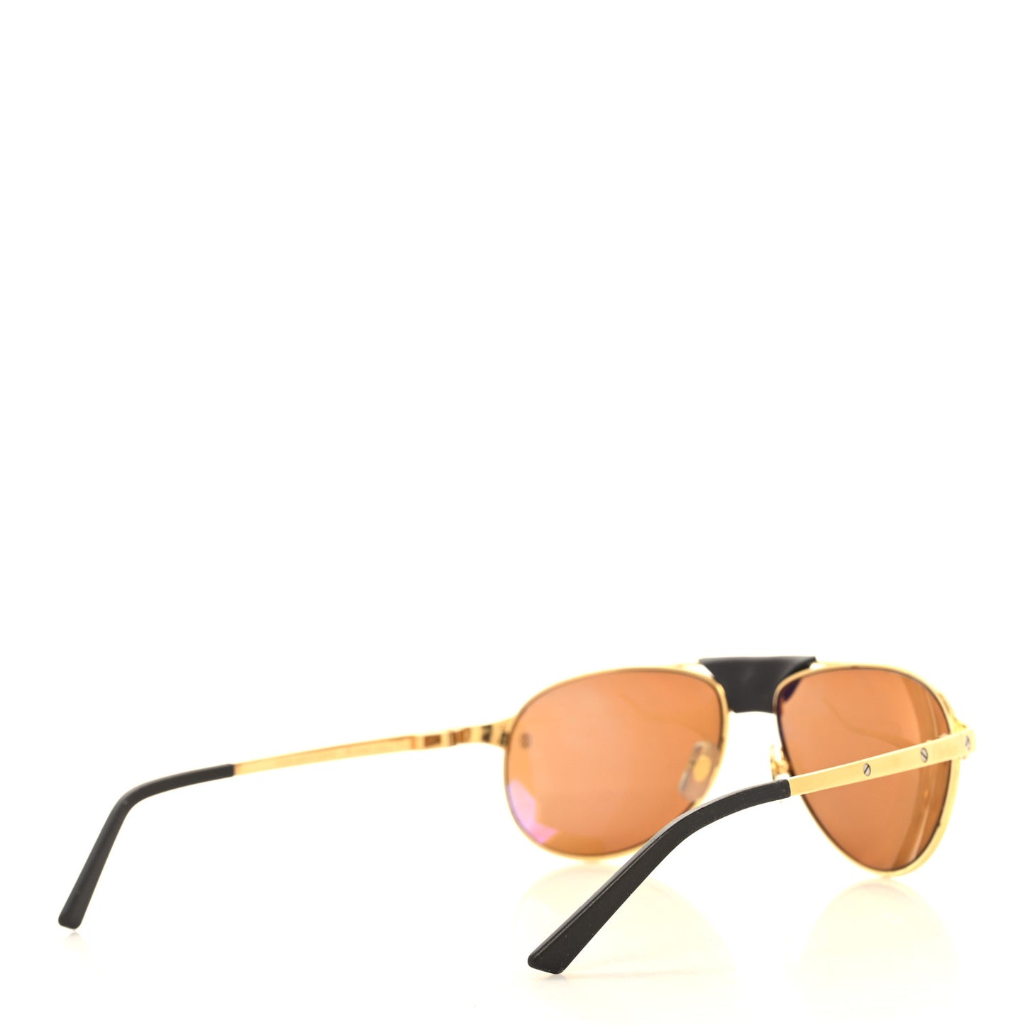 Santos Dumont Aviator Sunglasses 130 Gold
