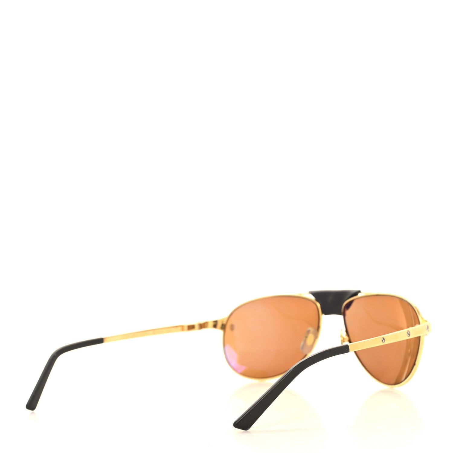 Cartier Santos Dumont Aviator Sunglasses 130 Gold 4 of 6